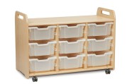 Kast B105 x D47 x H73 cm Esdoorn met 9 Laden H15 Tangara Groothandel Kinderopvang en kinderdagverblijf inrichting5